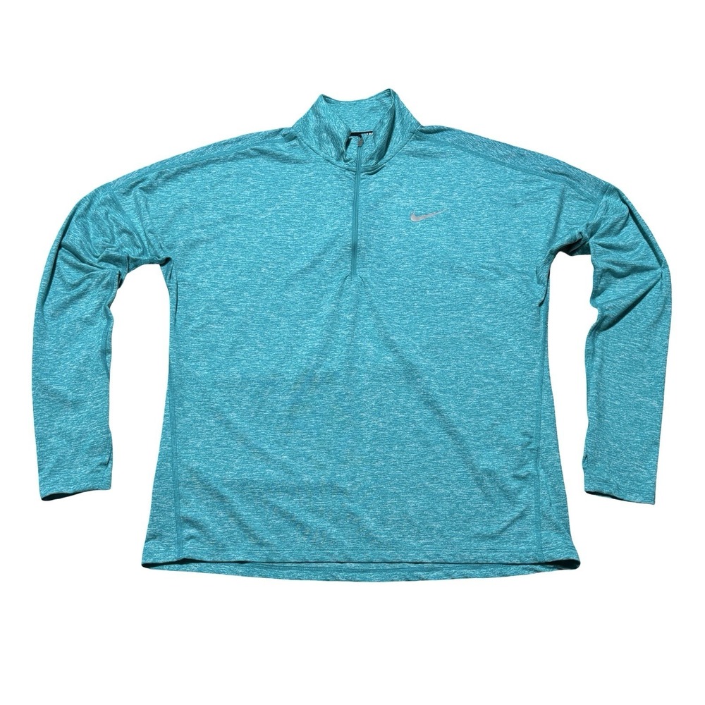Nike Running Dri-FIT Women's 1/4 Zip Pullover Blue Size XS 16‎ x 24